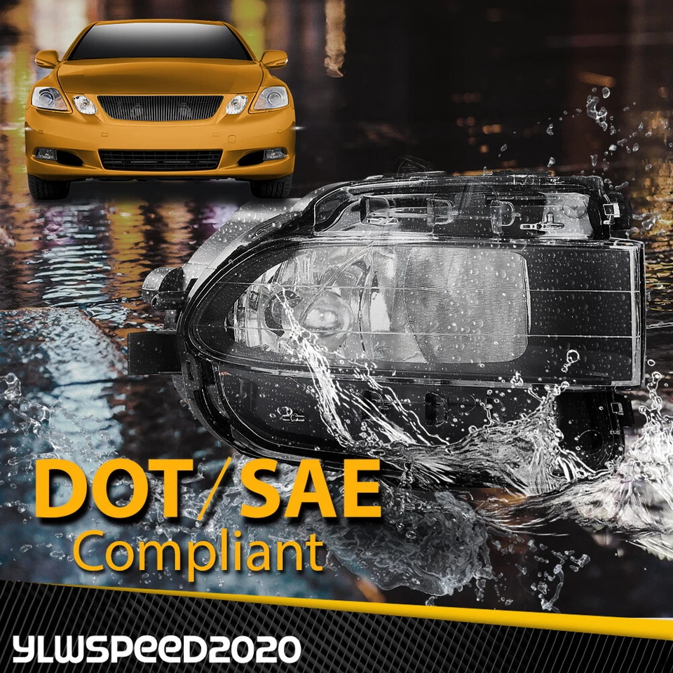 Par de luces antiniebla para Lexus GS 300 350 430 450H 460 2006 2007 2008 2009 2010 2011 Foto 4 de 4