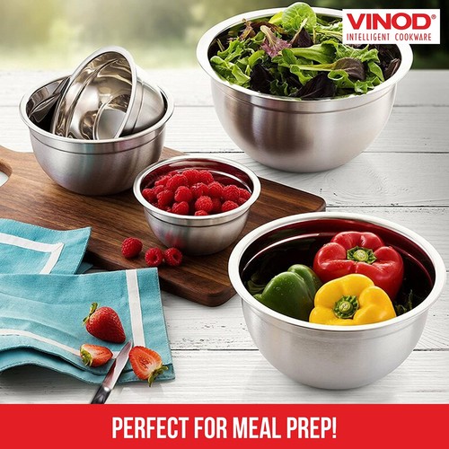 Mixing Bowls With Lids Set Of 5 Stainless Steel Nesting Bowl | Meal Prep Bowls | - Picture 2 of 8