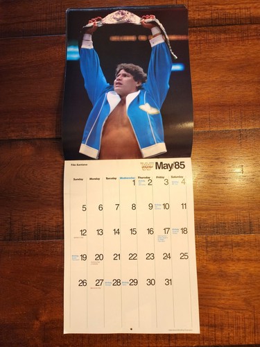 Offizieller WWF 1985 Kalender Hulk Hogan, Andre The Giant, Roddy Piper - Bild 7 von 16