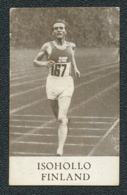 1936 V0LMARI ISO-HOLLO FINLAND GOLD MEDAL STEEPLECHASE ALFA OLYMPIC SKYLT #21 EX