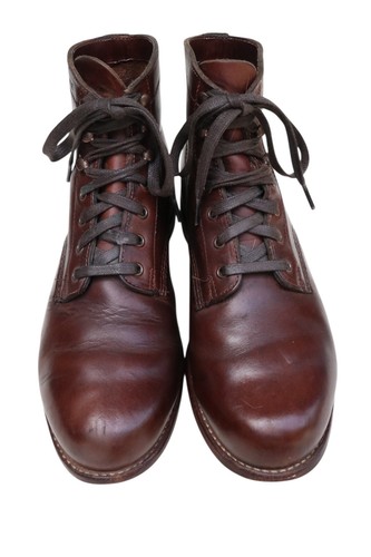 Wolverine 1000 Mile braune Leder Holzfällerstiefel rahmengenäht Herren Größe 9D - Bild 8 von 9