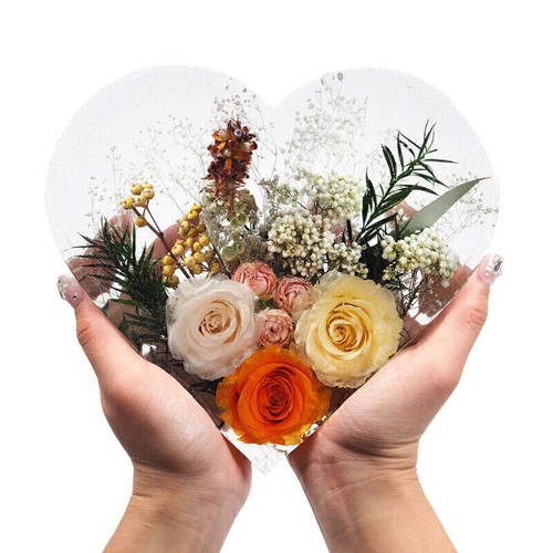 DIY Silicone Mother's Day Resin Mold Epoxy Craft Mould Rectangle Or Love Shape - Picture 3 of 10