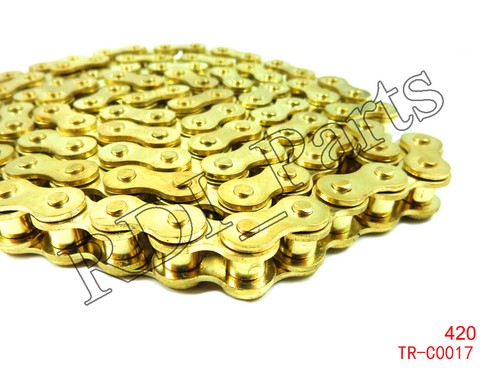 420 Chain 102 Link 50cc 70cc 90cc 110cc 125cc Motorcycle Dirt Bike ATV Honda NST - Picture 2 of 2