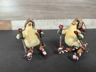 1997 Boyds Carvers Choice "Afton Cross Country" 370209 Ornament Penguin Lot Of 2