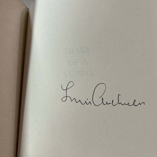 Diary of a Yuppie Louis Auchincloss Franklin Leather First Signed Edition - Picture 6 of 8