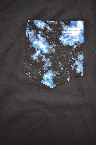 Empyre Mens Black Hole Pocket Tee Shirt New S, M, L, XL - Picture 4 of 6