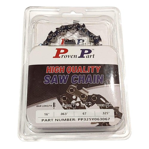 Proven Part 1-Pack 16" Full Chisel Chain Fits Stihl 3689-005-0067 .325" .063" 67 - Picture 11 of 13