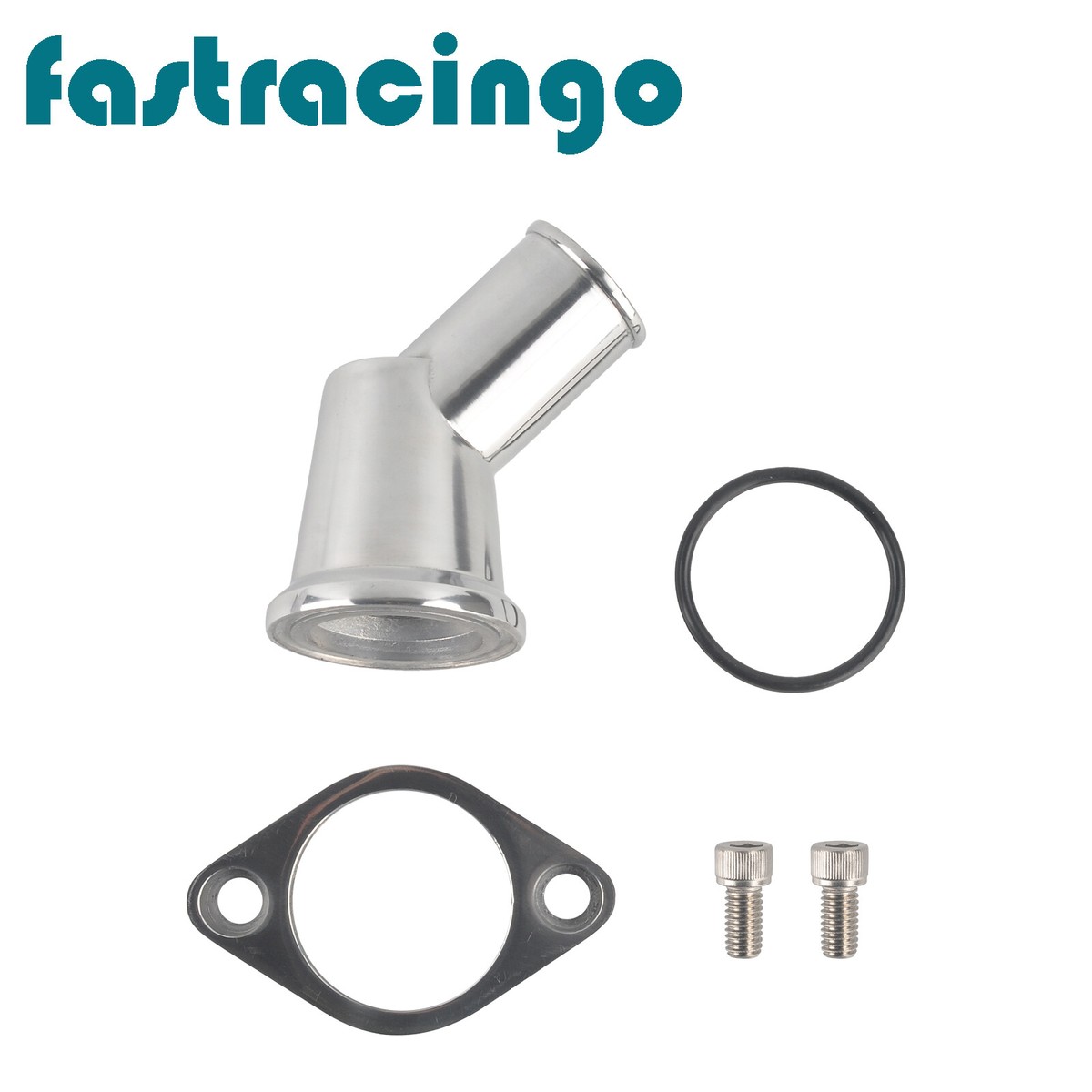 TBAPFS 45° Swivel Water Neck Aluminum Polished Thermostat