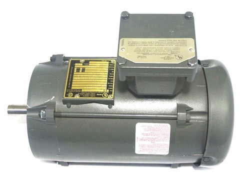 Neuf Baldor VM7034T Moteur Électrique 60/50HZ 1.5HP BU946105 - Picture 3 of 5