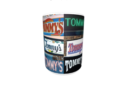 TOMMY Kaffeebecher / Tasse mit dem Namen auf tatsächlichen Schildfotos - Bild 2 von 2