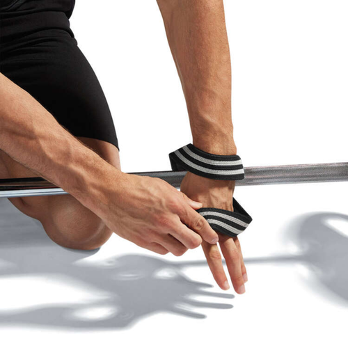 GetFit Deadlift Straps – Figure 8 Powerlifting Wrist Support for Heavy Lifting - Picture 3 of 7