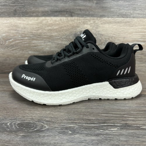 Propet Women Shoes Size 8 2E B10 Usher Sneakers Black Comfort Orthopedic lace up - Picture 9 of 18