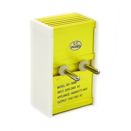 1600W 220 to 110 Travel Power Voltage Converter Transformer, Heating Appliances - Picture 3 of 6
