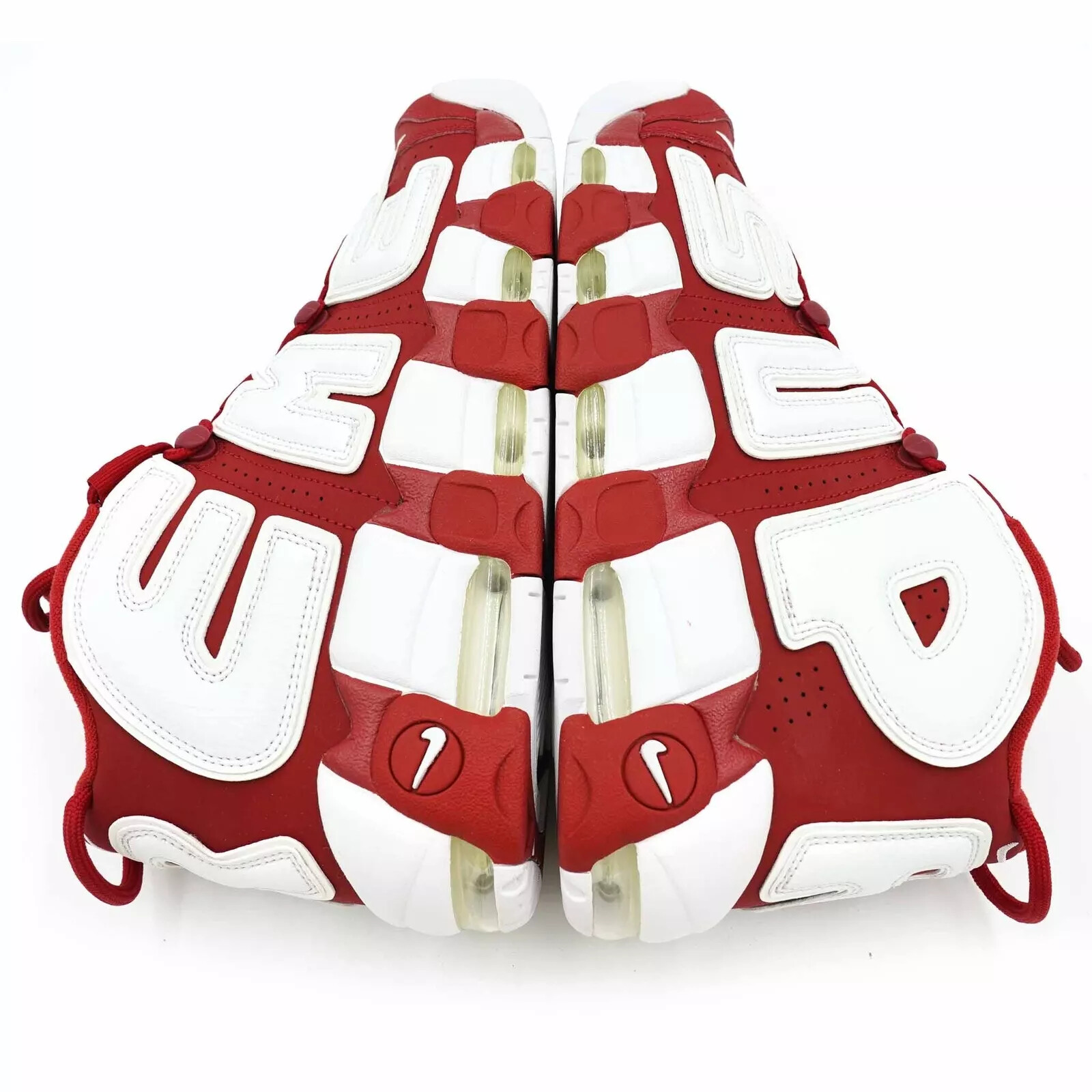 Supreme NIKE AIR MORE UPTEMPO WHITE RED Supreme × Nike Air More