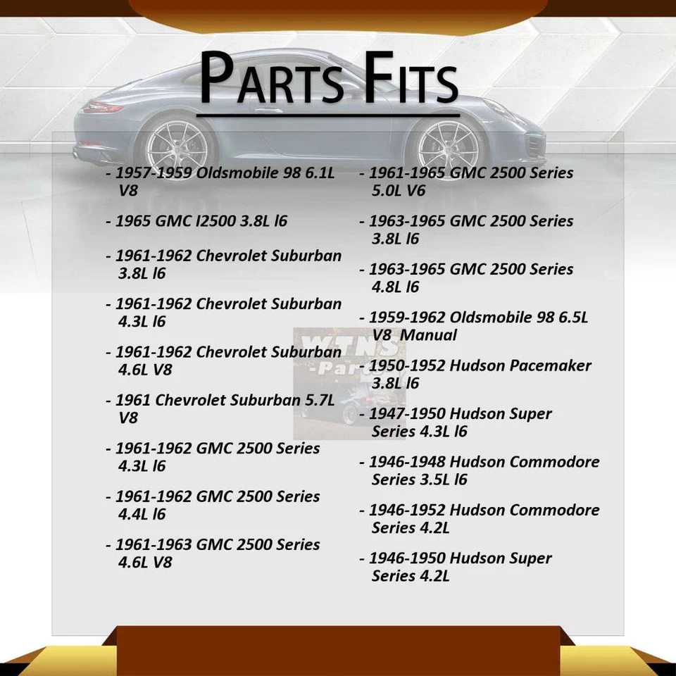 2 件鼓制动器调节螺丝前适用于 1959 - 1961 雪佛兰 Brookwood 3.8L — 第 2/4 张图片
