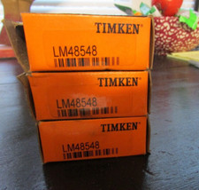 Timken Tapered Rolling Bearings LM48548 Lot of 3 New Open Box