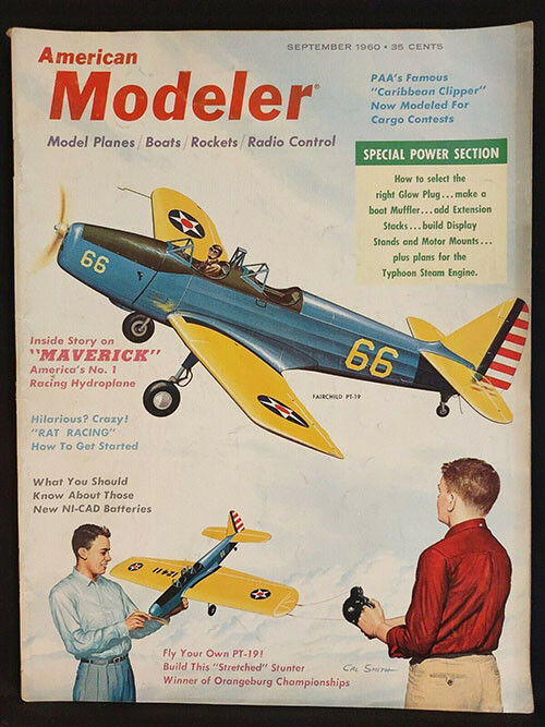 Model Airplane Plans (UC): Fairchild PT-19 54