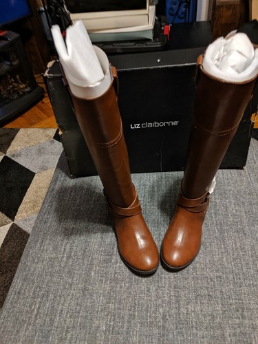 Liz Claiborne Women's Riding Boots Amberley Brown Size 7M - Picture 4 of 6