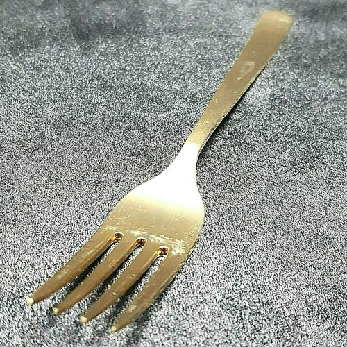 Herdmar Rocco 18/10 Tafelgabel Edelstahl mit Vollgold matt Tischbesteck - Bild 5 von 6