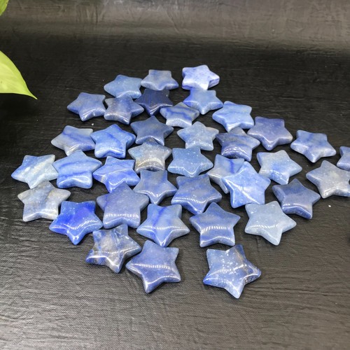 Cristal curativo de cuarzo estrellas aventurina azul natural 5 piezas regalo - Imagen 2 de 9