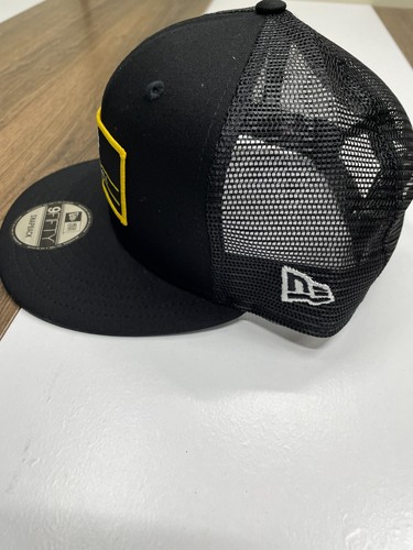 Mens Pittsburgh Pirates New Era Black Patch Trucker 9FIFTY Snapback Hat OSFA Cap - Picture 12 of 12