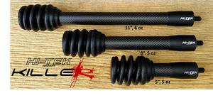 HI-TEK KILLER STABILIZER, NEW, CARBON, MULTIPLE COLORS, FITS MATHEWS,HOYT,PSE HI-TEK KILLER STABILIZER, NEW, CARBON, MULTIPLE COLORS, FITS MATHEWS,HOYT,PSE