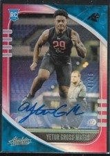 2020 Absolute Yetur Gross-Matos Rookies Signatures Red Spectrum /75 Rookie Auto