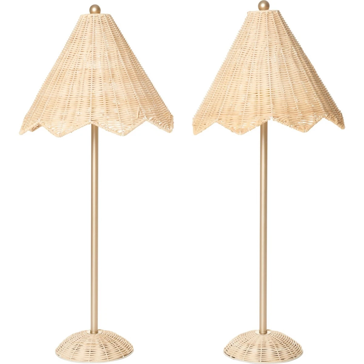 Lillian august rattan lamp deals