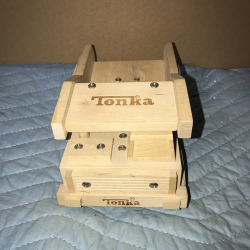 Vintage Tonka Wooden Dump Truck Handmade Toy  7.75” L 4.75” H - Picture 3 of 12