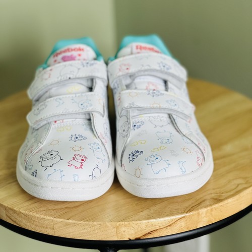 Reebok Royal Complete Peppa Pig Kids Size 1 Youth Sneakers White Shoe #201 - Picture 16 of 20