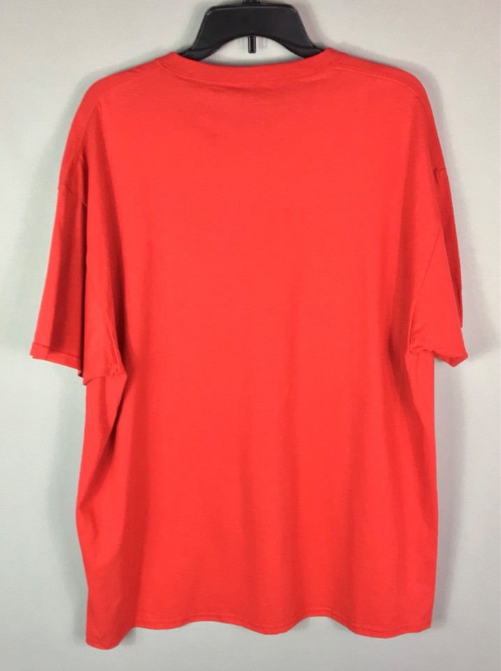 NASA TShirt Men’s Size XL Red Spaceship Flag Graphic Tee Short Sleeve