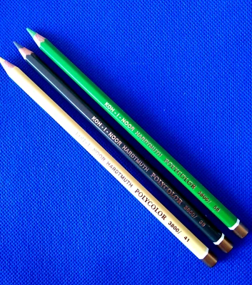 KOH-I-NOOR HARDMUTH 3 Polycolor Künstlerstifte Banana Yellow / Cool Grey / Light Green KOH-I-NOOR