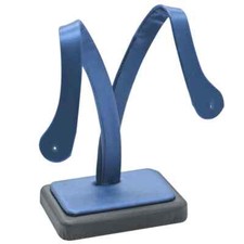 Blue Leatherette Jewelry Earring Display Tree Stand