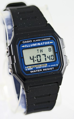 Casio Digital Retro Illuminate Watch F-105W-1 Free Shipping Brand New - Bild 7 von 11