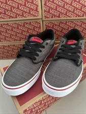 Vans Men's Shoes Atwood Textile Black/Chili Size 10.5