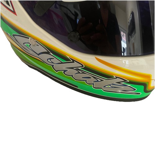 🤩RARE DONNY SCHATZ SIGNED AUTOGRAPHED HELMET WORLD OF OUTLAWS SPRINT RACING - Picture 8 of 24