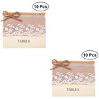 Set of 2 Tischdekoration Hochzeit Hochzeitstischkarte NAME Karten