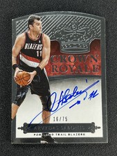 2014-15 Panini Preferred Arvydas Sabonis #182 Die Cut Crown Royale Auto /75