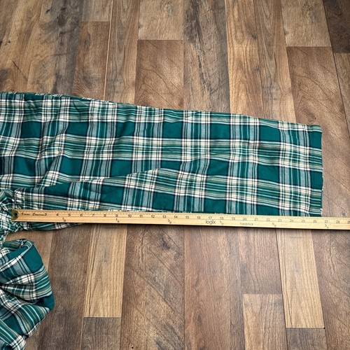 L.L.Bean Flannel Sleep Pants Women's XL Green Print Fleece-Lined Sleepwear NWT - Picture 11 of 13