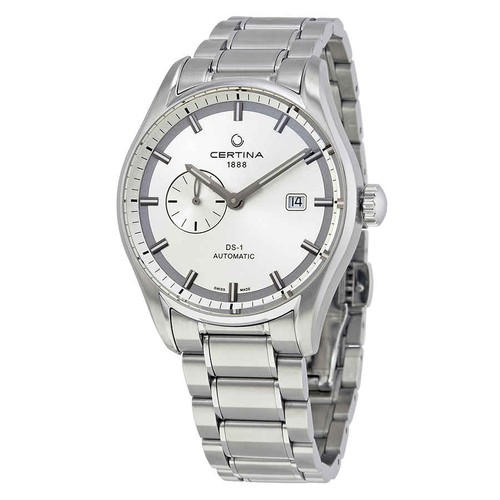 Reloj para hombre Certina DS-1 automático esfera plateada C006.428.11.031.00