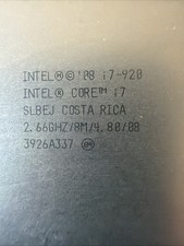 Intel Core i7 920 - 2.66GHz Quad-Core (BX80601920) Processor
