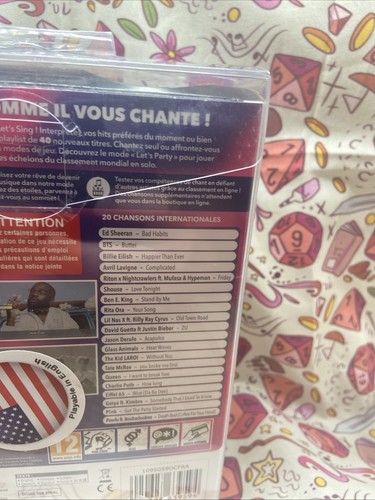 Lets Sing 2023 Hits Francais Et International Can Be Played In English Switch - Picture 11 of 15