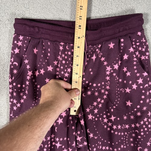 Set pigiama donna Cuddl Duds taglia S melanzana prugna viola stelle lune stravaganti - Foto 14 di 15
