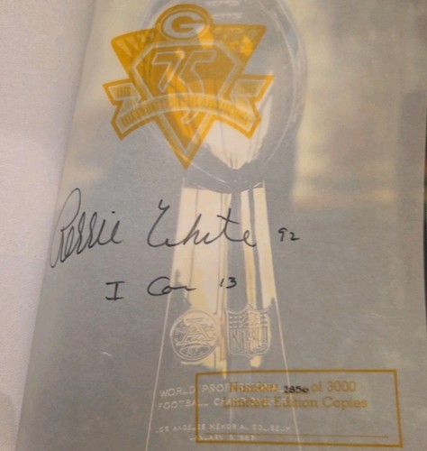 Reggie White AUTOGRAPH The Packers 75 Seasons of Memories Book SIGNED 2856/3000 - Picture 9 of 9