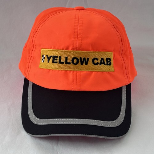 Baseballkappe Mütze gelb Cab Sicherheit orange reflektierende Streifen verstellbar Einheitsgröße
