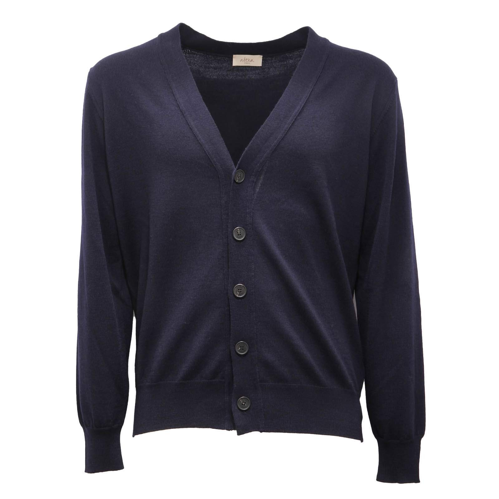 0554AP кардиган uomo ALTEA мужской свитер синий 34090₽