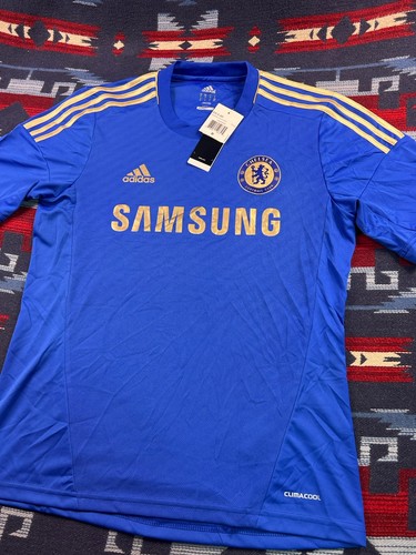 Neu Herren M Adidas Chelsea 2012-13 Chelsea Heim Fußball Fußball Trikot X23745 - Bild 4 von 13