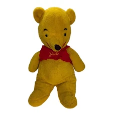Vintage Winnie the Pooh Plush GUND J Swedlin Inc. Walt Disney Made In Haiti 23"