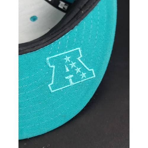 New Era Miami Dolphins NFL Hat Fitted 59FIFTY Teal Orange Men Sz 7 1/8 Football - Picture 11 of 11