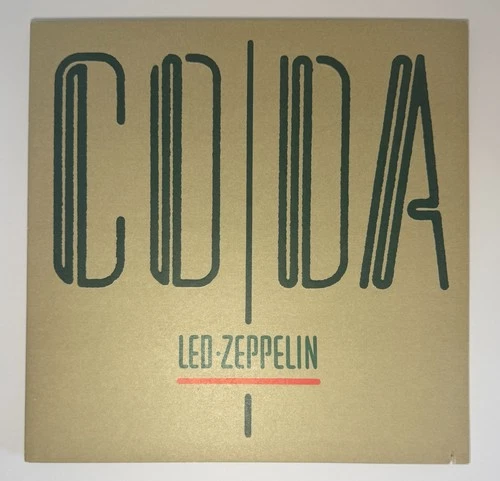 Led Zeppelin Coda LP 1982 Swan Song SS 8512 Classic Rock Vinyl Record